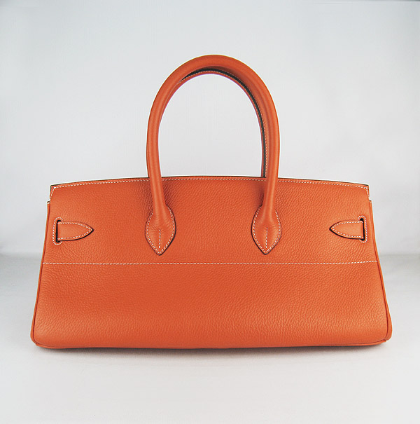 Cheap Hermes Birkin 42cm Replica Togo Leather Bag Orange 6109